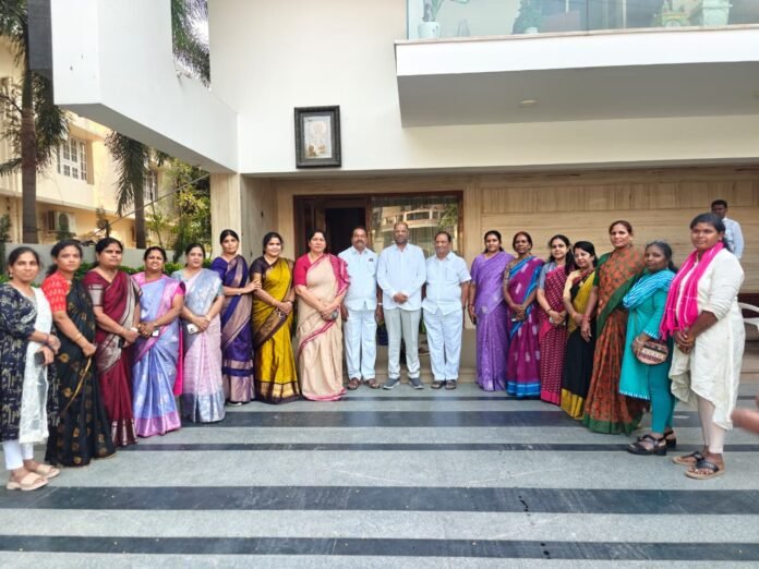 Former ministers and dignitaries pay courtesy call on MP Vaddiraju's residence
