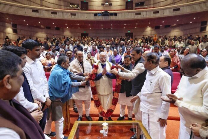 PM to NDA MPs on trade deal with US  Trade deal issue....