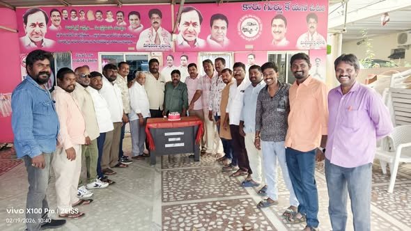 MLA Madhavaram's birthday celebrated with grandeur