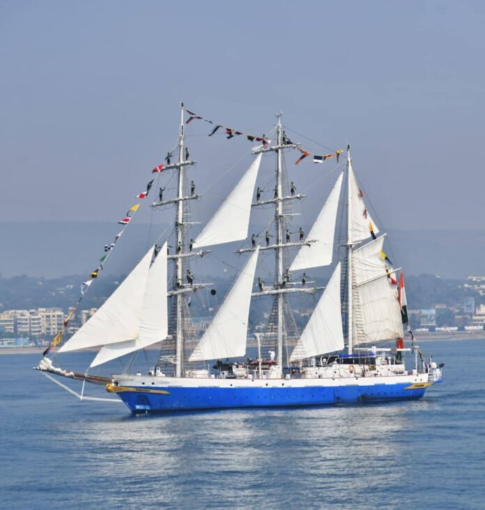 Impressive parade of warships