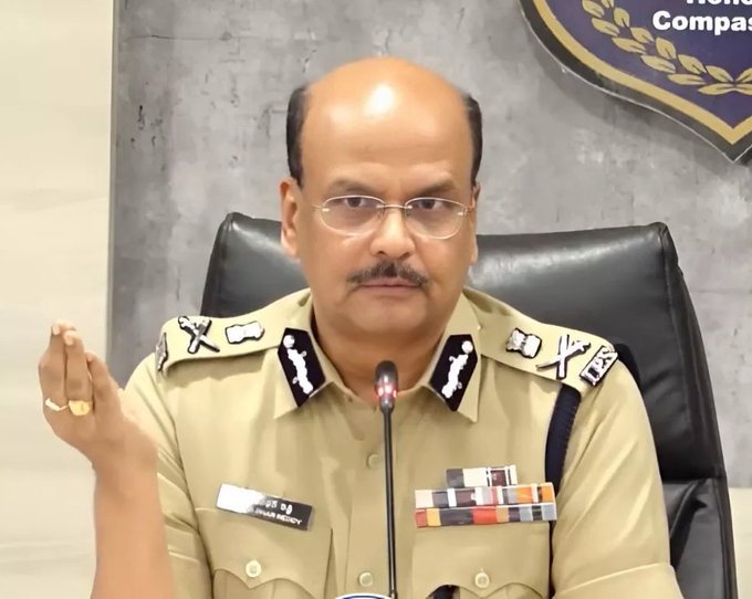 DGP B. Shivdhar Reddy reviews the polling pattern of the municipal elections