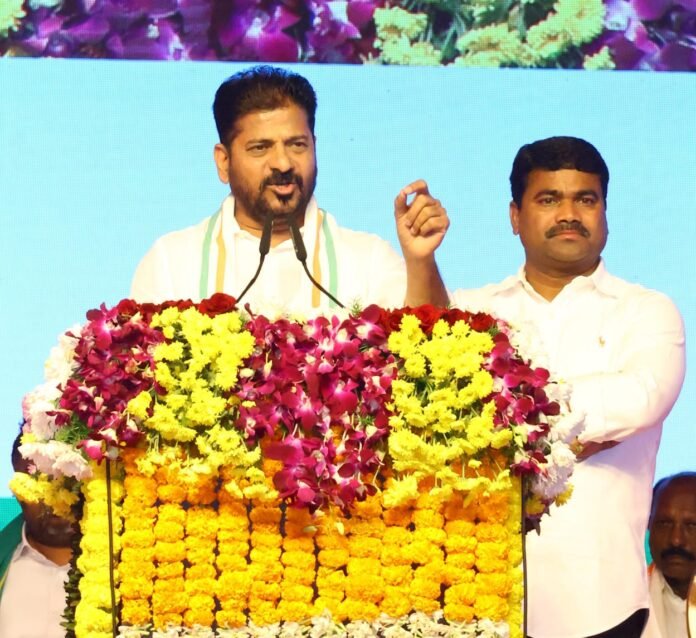 CM Revanth Reddy laid the foundation stone for several development works in Choppadandi