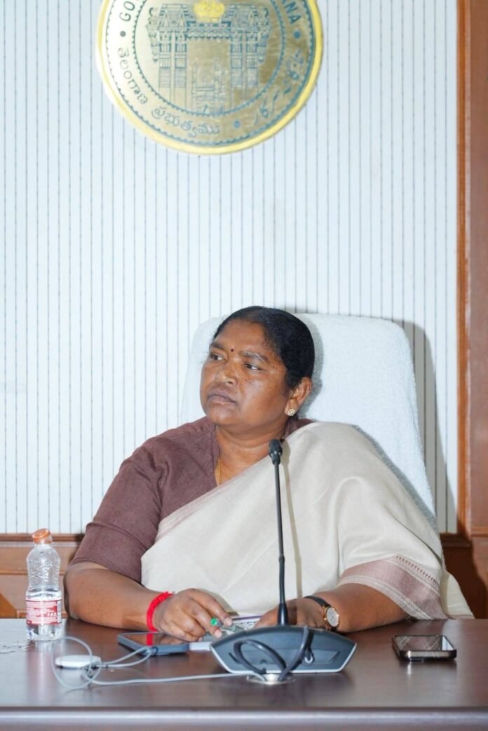 Former MLA Omkar is a man of high values. — Minister Seethakka