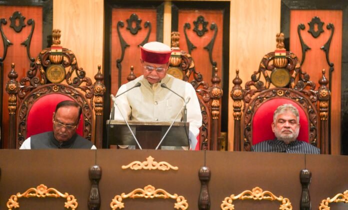 The Governor delivered a speech in Telugu in the Assembly.