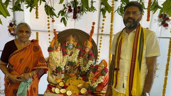 Sri Rama Navami celebrations held with great pomp and grandeur in Balemla.