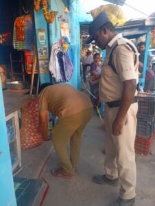 SI Anji Reddy Imposes 'Red Line' on Shops in Kodad