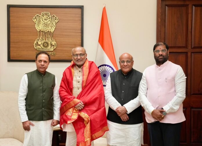BRS MPs Felicitate Vice President in New Delhi – Meet with Deputy Chairman Harivansh