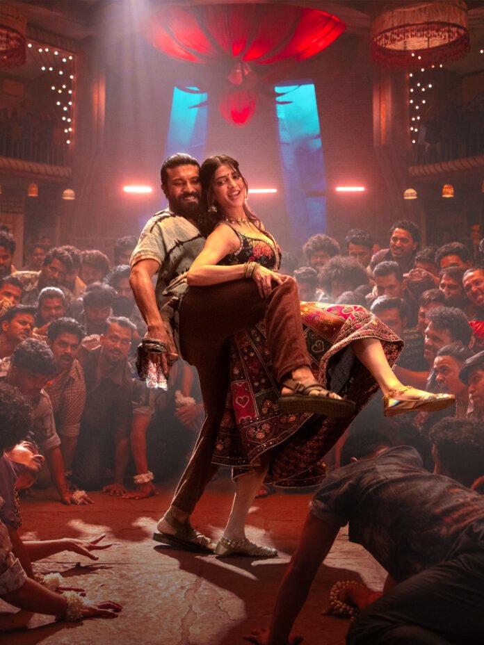 Promo for the special song 'Hellallo' from the movie 'Peddi' released.