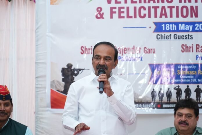 Etela Rajender's Name for a Union Cabinet Post? Speculation Rife within Telangana BJP