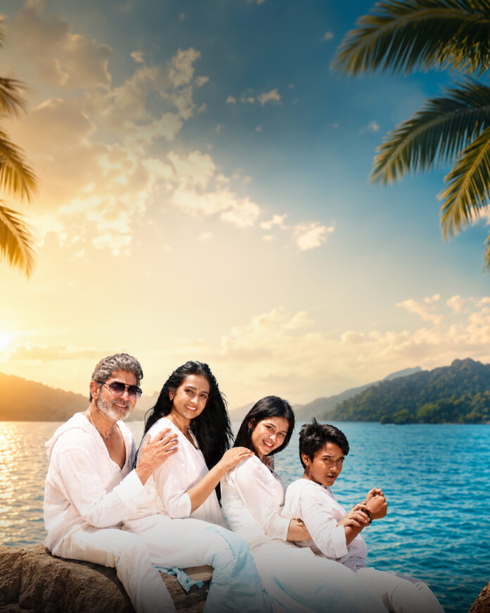 The beautiful family melody 'Aa Ningi Ee Nela' from the movie 'Vadala'.