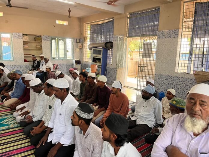 Bakrid Celebrations Held with Devotion and Reverence — Special Prayers at Lingannapeta Mosque