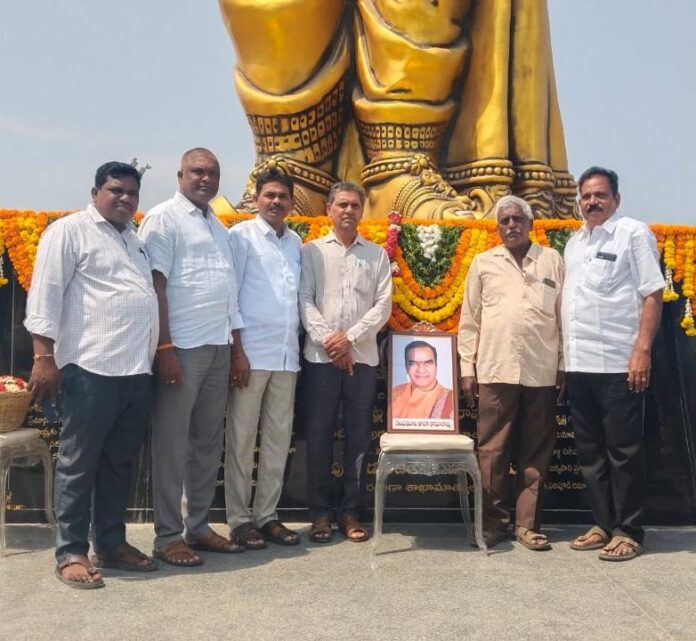 Banoth Sundar Lal and Badavath Balaji participated in the NTR birth anniversary celebrations.