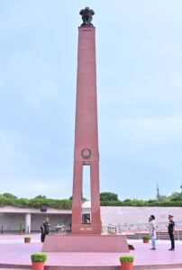 Pawan Kalyan visits the National War Memorial.