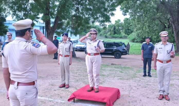 Discipline and fitness are the foundation of the Police Department: District SP Dr. G. Janaki Sharmila.