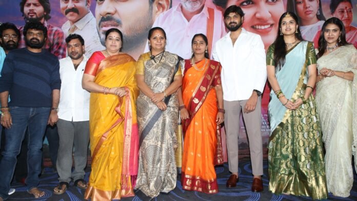Kalvakuntla Kavitha attends 'Venkatramayya Gari Taluka' movie pre-release event as chief guest. Kalvakuntla Kavitha attends 'Venkatramayya Gari Taluka' movie pre-release event as chief guest.