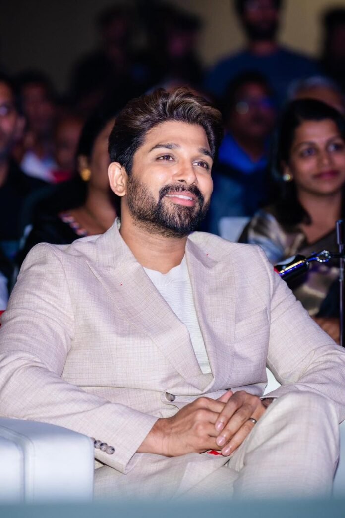 Allu Arjun campaigning for a political party...