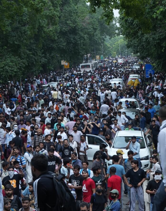 Delhi in the grip of protests...