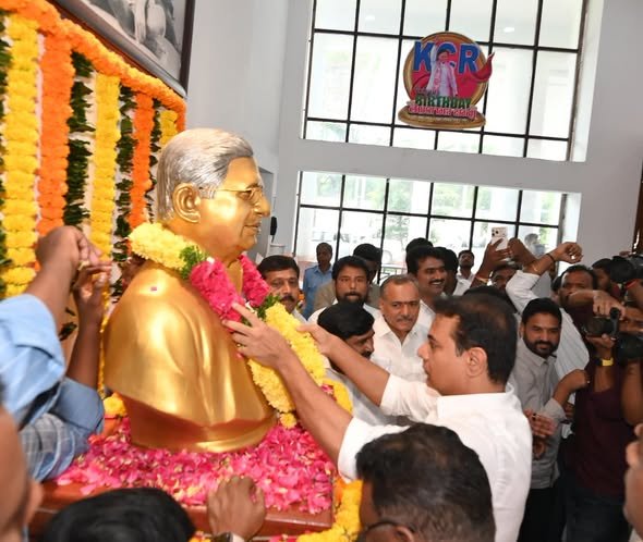 Jayashankar Sir's Death Anniversary KTR Pays Tributes Jayashankar Sir's Death Anniversary KTR Pays Tributes