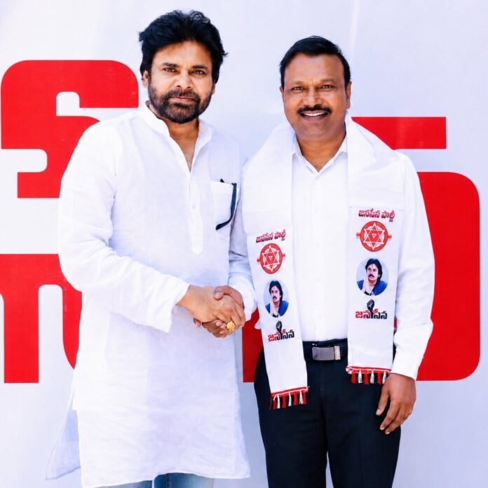 Janasena enters the electoral fray; Gadala Srinivasa Rao named as Graduate MLC candidate. Janasena enters the electoral fray; Gadala Srinivasa Rao named as Graduate MLC candidate.