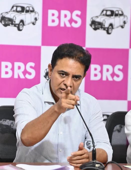 Removal of Peddi Sudarshan Reddy's statue is a barbaric act: KTR Removal of Peddi Sudarshan Reddy's statue is a barbaric act: KTR