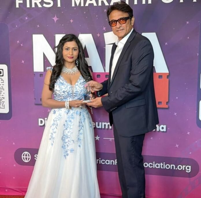 NAFA Recognition Award for Actress Jo Sharma NAFA Recognition Award for Actress Jo Sharma