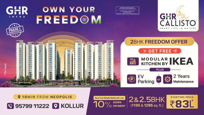 ‘2BHK Freedom Offer’ at GHR Callisto