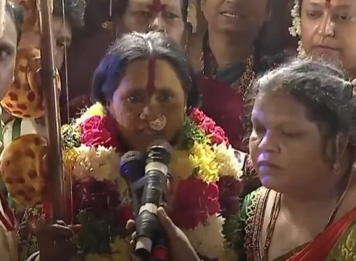 Matangi Swarnalatha... the prophecy... Matangi moved to tears. Matangi Swarnalatha... the prophecy... Matangi moved to tears.