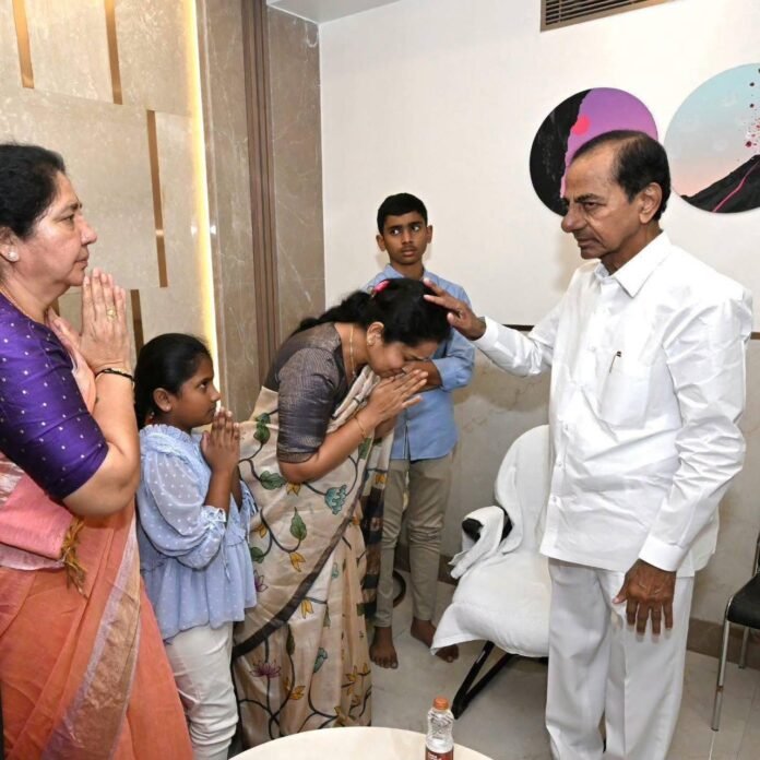 KCR stands as the pillar of support for the Peddi family.