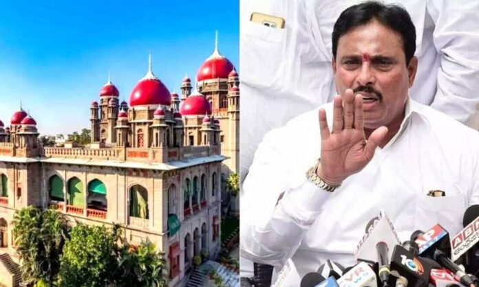 High Court disqualifies Danam Nagender. High Court disqualifies Danam Nagender.