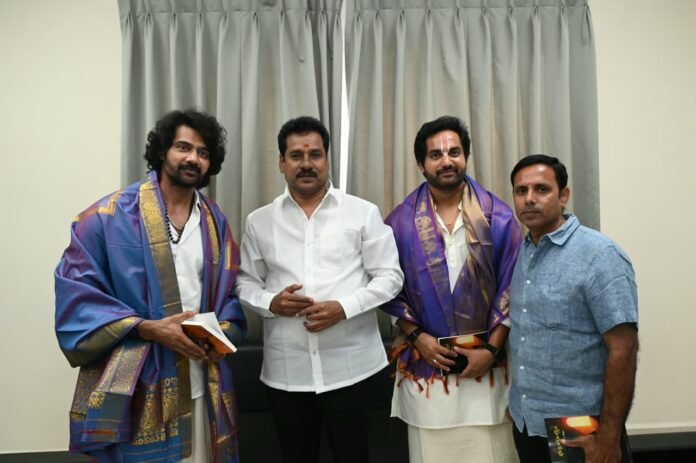 Actor Naveen Chandra visited Lord Venkateswara at Tirumala. Actor Naveen Chandra visited Lord Venkateswara at Tirumala.