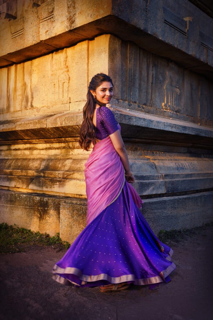 Krithi Shetty looks stunning in the movie releasing on January 12. Krithi Shetty looks stunning in the movie releasing on January 12.