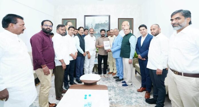 Invitation extended to CM Revanth Reddy for the Samakhya 2026 Business Summit. Invitation extended to CM Revanth Reddy for the Samakhya 2026 Business Summit.