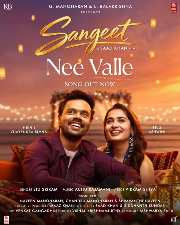 ‘Sangeeth’ first song ‘Nee Valle’ out: AR Rahman unveils Nikhil Vijayendra Simha ‘Sangeeth’ first song ‘Nee Valle’ out: AR Rahman unveils Nikhil Vijayendra Simha
