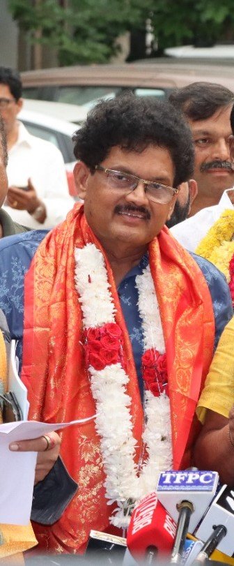 Mohan Vadlapatla as Vice President of the Telugu Film Producers Council Mohan Vadlapatla as Vice President of the Telugu Film Producers Council
