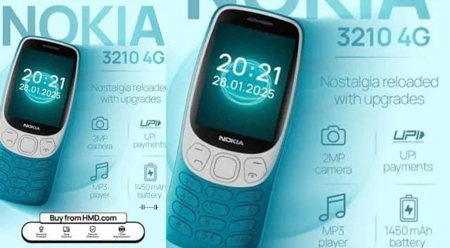 Nokia 3210 returns to the market... making a comeback with new features. Nokia 3210 returns to the market... making a comeback with new features.