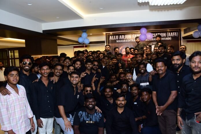 Allu Arjun fans association expanding in Maharashtra. Allu Arjun fans association expanding in Maharashtra.
