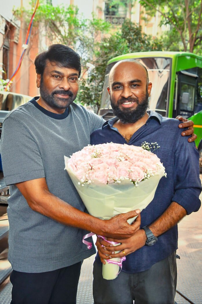 Megastar Chiranjeevi congratulates DOP Vijay Kartik Kannan Megastar Chiranjeevi congratulates DOP Vijay Kartik Kannan