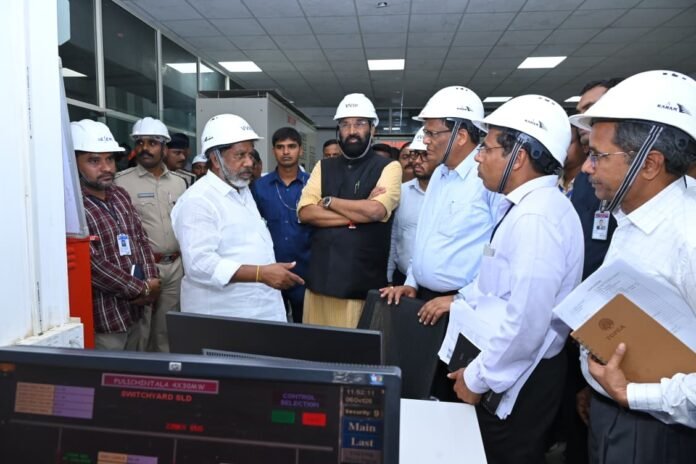 Bhatti Vikramarka and Uttam Kumar Reddy visited the Pulichintala project. Bhatti Vikramarka and Uttam Kumar Reddy visited the Pulichintala project.